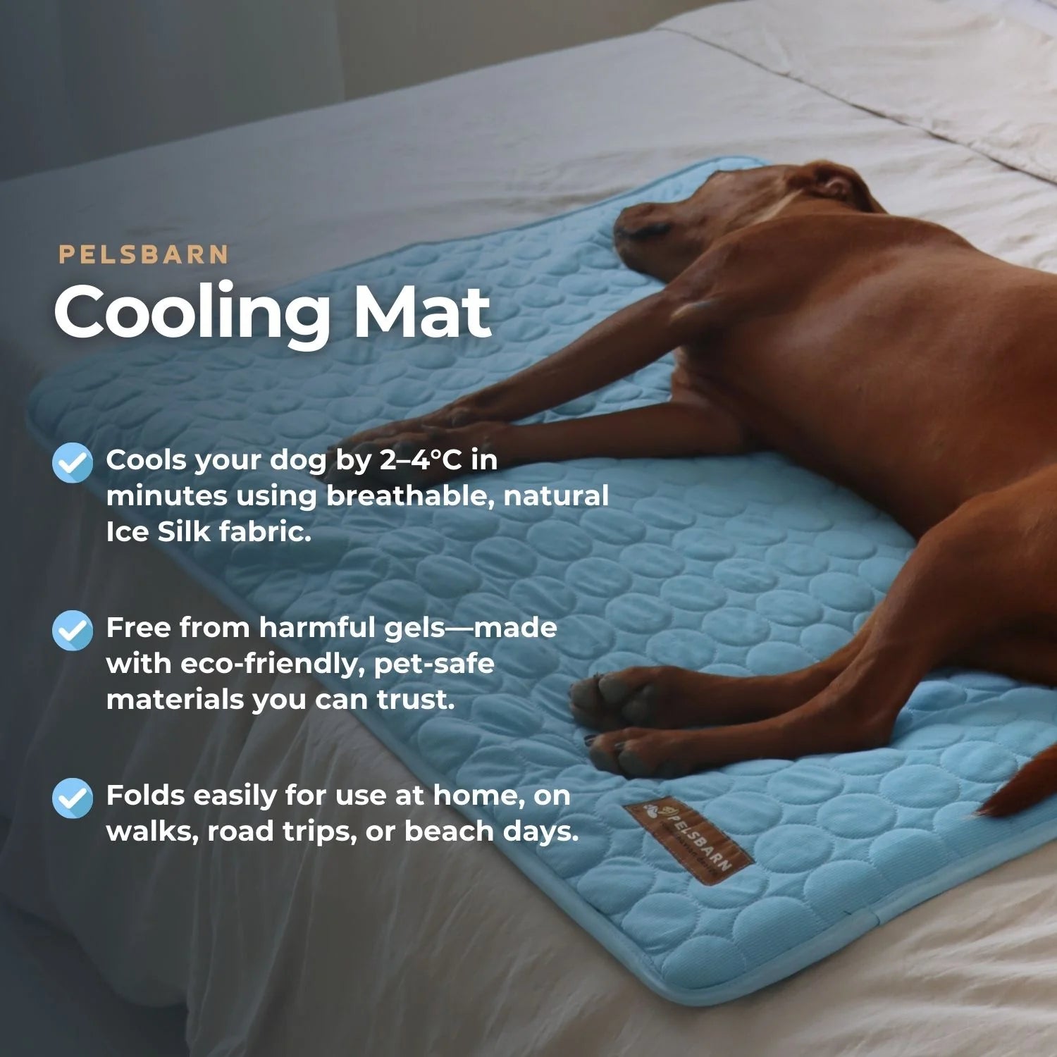 Dog Mat Cooling Summer Pad Mat For Dogs Cat Blanket Sofa Breathable Pet Dog Bed Summer Washable For Small Medium Large Dogs Car Woof Avenue