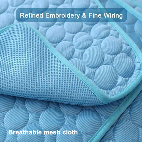 Dog Mat Cooling Summer Pad Mat For Dogs Cat Blanket Sofa Breathable Pet Dog Bed Summer Washable For Small Medium Large Dogs Car Woof Avenue